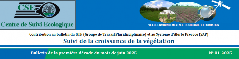 Bulletin Suivi Végétation Décade1_Juin-2025