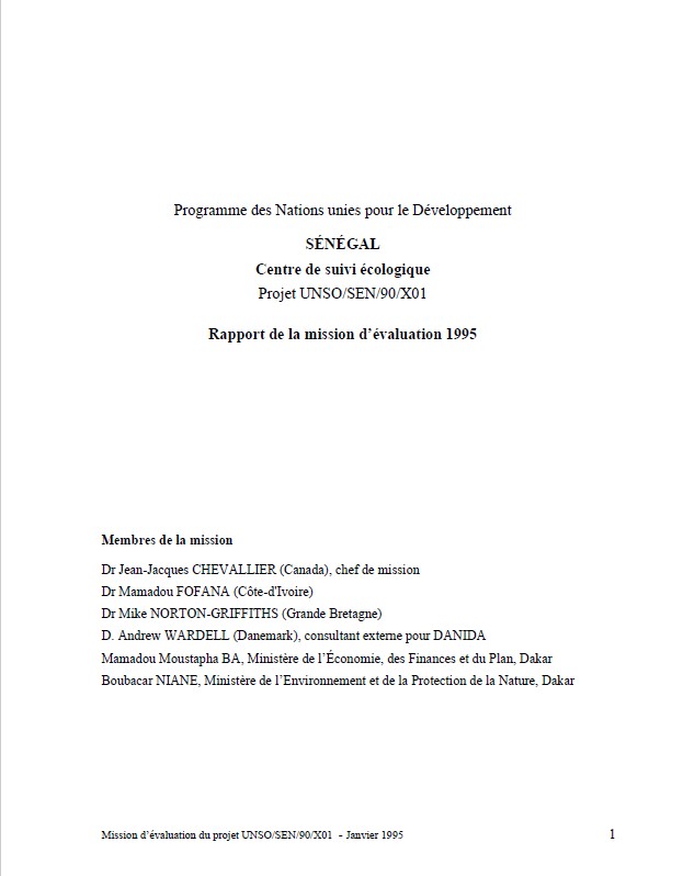 Rapport d&rsquo;activités 1995